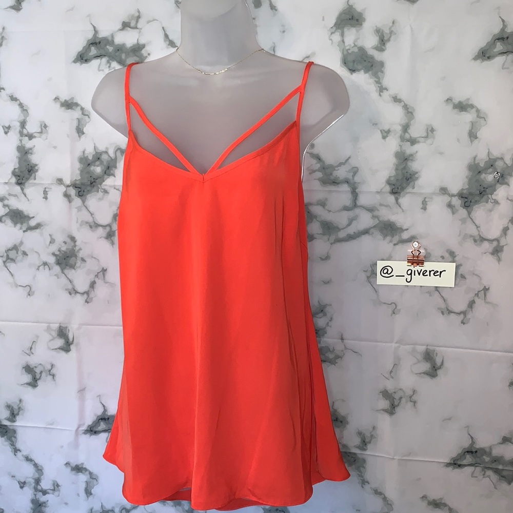 NWT XS / 14W ZING STRAPPY WOVEN CAMI CITY CHIC